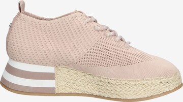 Baskets basses LA STRADA en rose