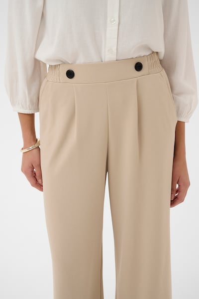 Kaffe Pantalon à pince 'KAphoebe' en beige, Vue avec produit
