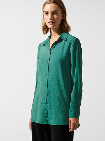 STREET ONE Bluse i grøn: forside