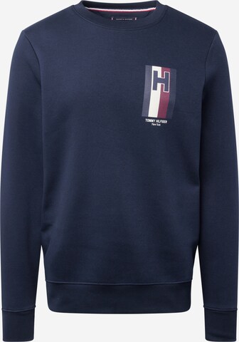 TOMMY HILFIGER Μπλούζα φούτερ σε μπλε: μπροστά