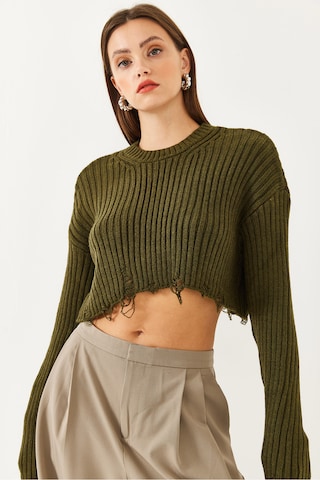 Bianco Lucci Pullover i grøn