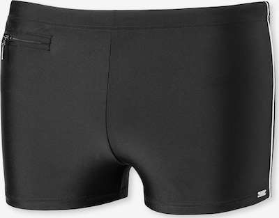 SCHIESSER Shorts de bain 'Aqua' en noir / blanc, Vue avec produit