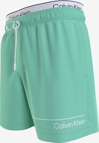Calvin Klein Swimwear Ujumispüksid, värv roheline