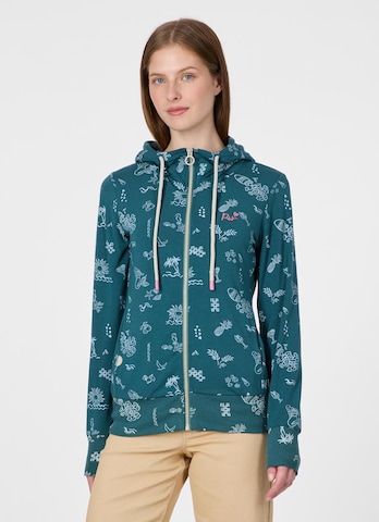 Ragwear Sweatjacke in Blau: Vorderseite