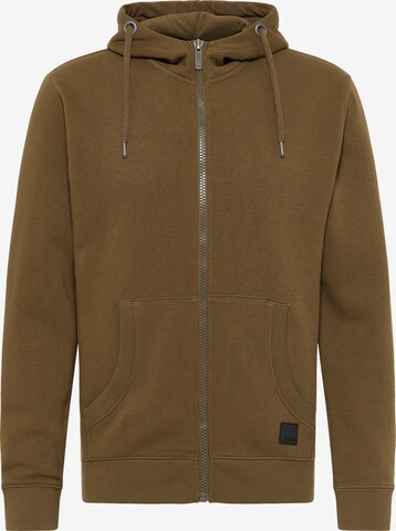 MO Zip-Up Hoodie in Green: front