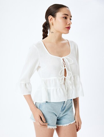 Koton Bluse in Weiß