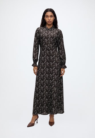 MSCH COPENHAGEN - Vestido camisero 'Michella' en marrón: frente