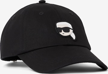 Karl Lagerfeld - Gorra en negro: frente