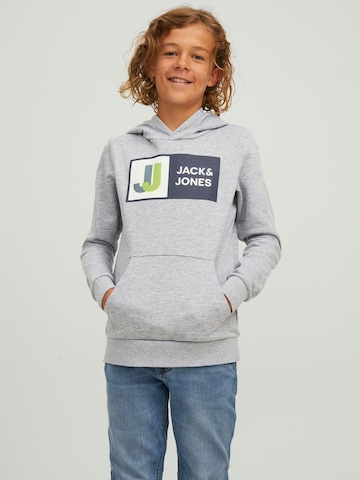 Jack & Jones Junior Sweatshirt 'Logan' in Grau: predná strana