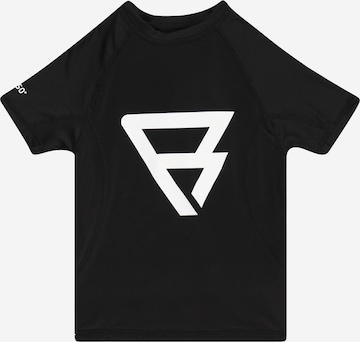 Brunotti Kids - Camiseta funcional 'Waveguardy' en negro: frente