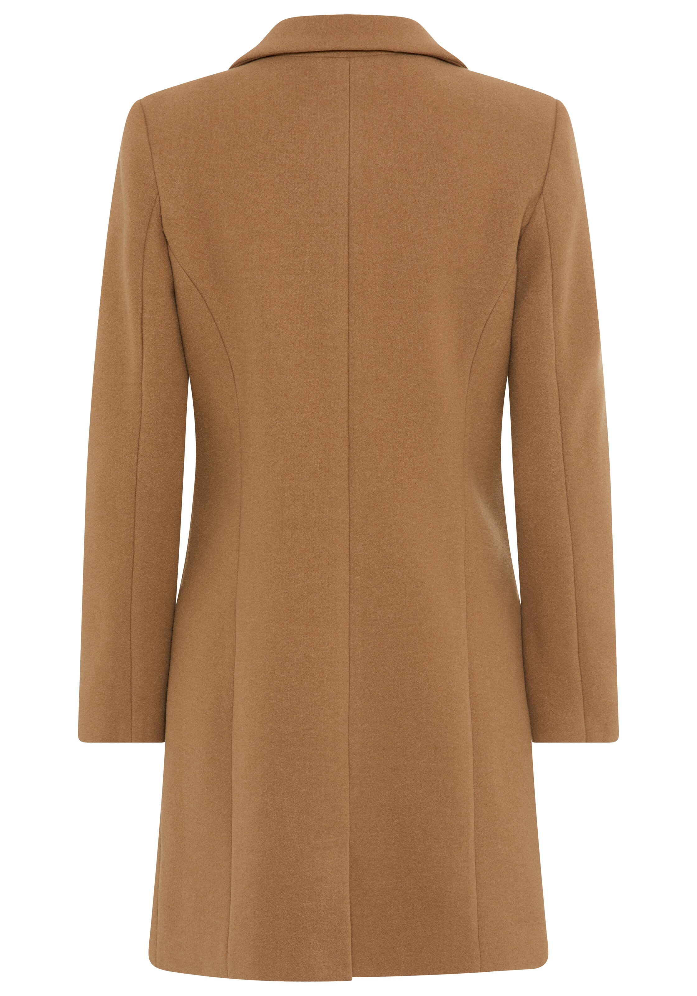 LAURA SCOTT Between-Seasons Coat in Beige