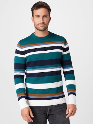 TOM TAILOR Sweater in Green: front