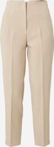 ONLY Pleated Pants 'RAVEN LIFE' in Beige: front