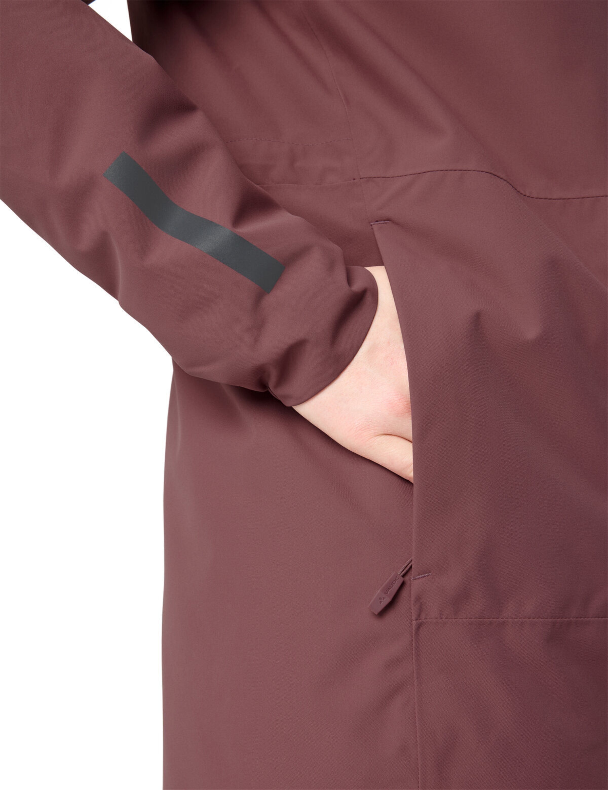 VAUDE Outdoorjacke 'Cyclist II' in Rot