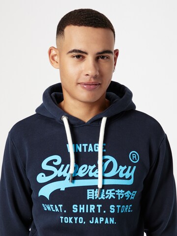 Superdry Суичър в синьо