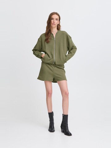 ICHI Sweatvest ' IHMSKYLA CA ' in Groen