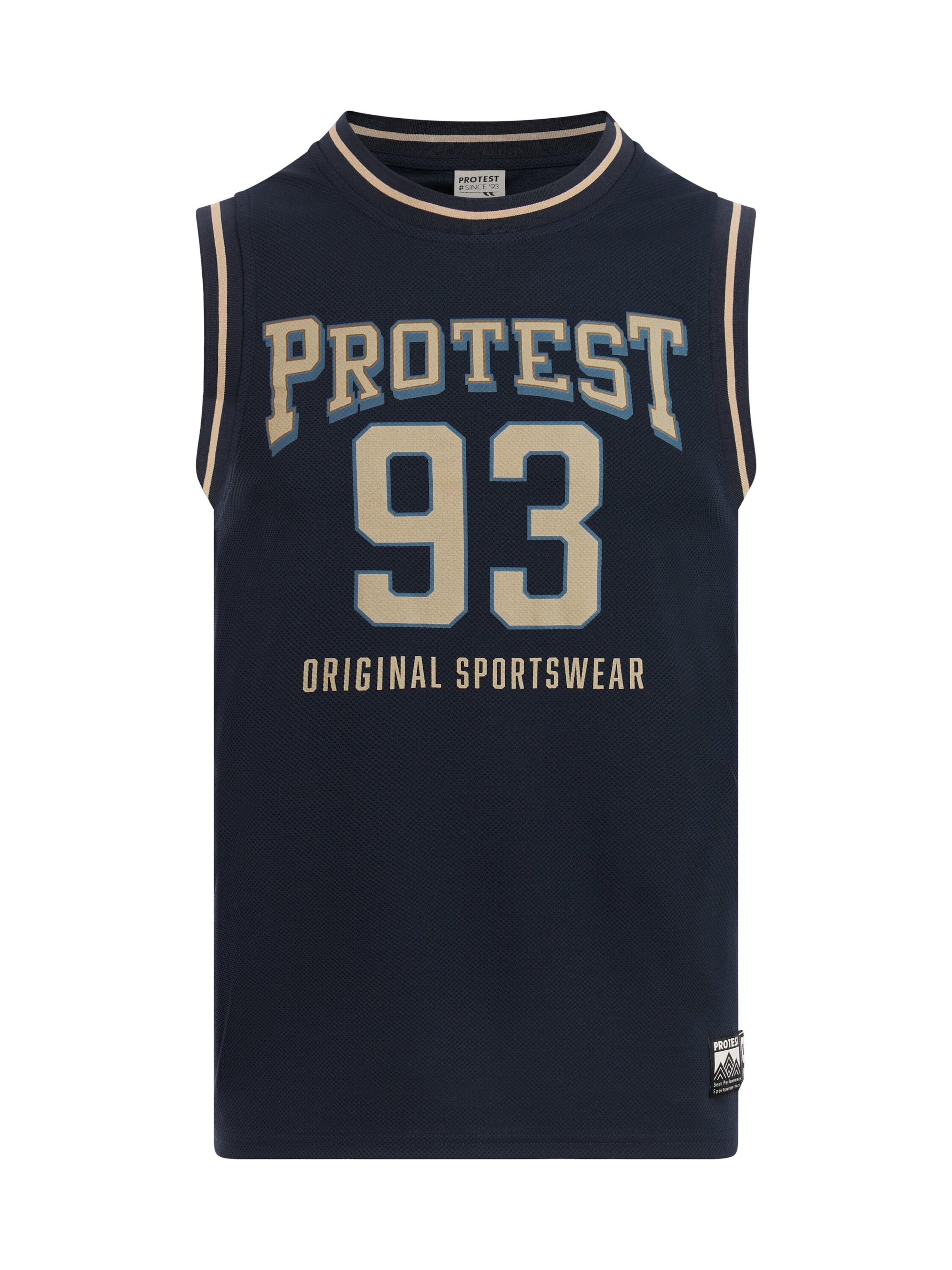 PROTEST Shirt 'PRTEspen'‌‌‌ in Blau: Vorderseite