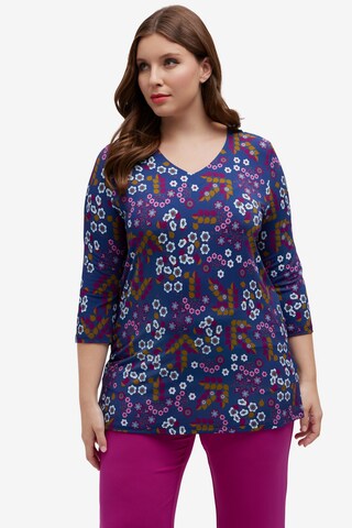 Ulla Popken Shirt in Blauw: voorkant