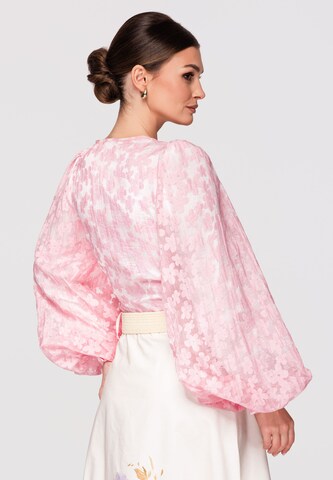 Ombre Blouse in Pink