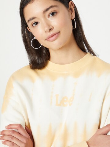 Sweat-shirt Lee en jaune