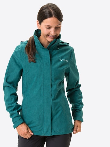 VAUDE Athletic Jacket 'W Rosemoor J II' in Green: front