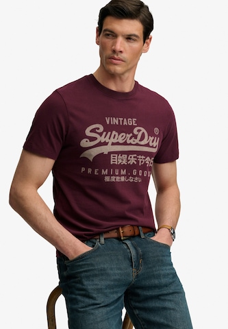 Superdry & Co - Camiseta 'CLASSIC' en rojo