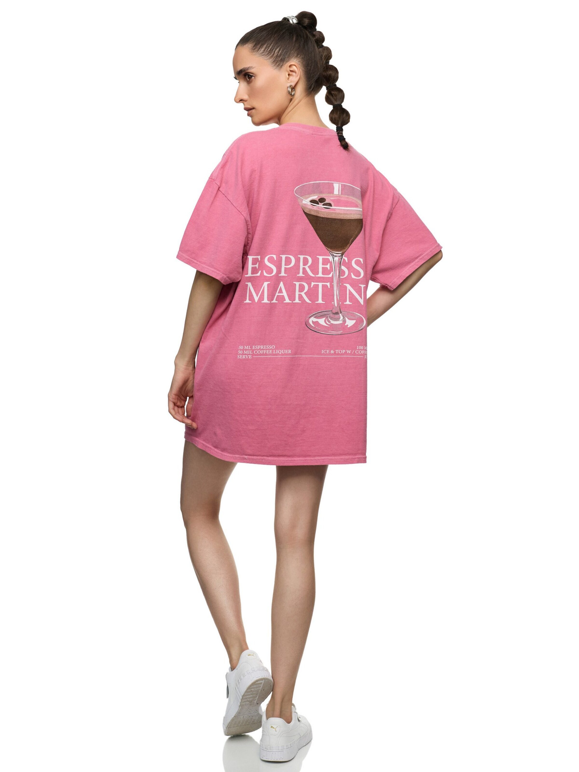 Worldclassca Oversizeshirt 'Espresso Martini'‌‌‌ in Pink