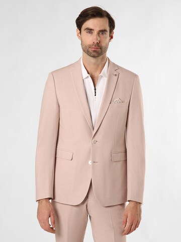 Coupe slim Veste de costume 'Brixdon' Finshley & Harding London en rose : devant