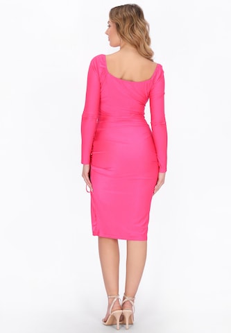 faina - Vestido 'Festive' em rosa