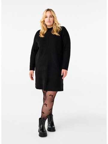 Abito in maglia 'CACOMFY' di Zizzi in nero
