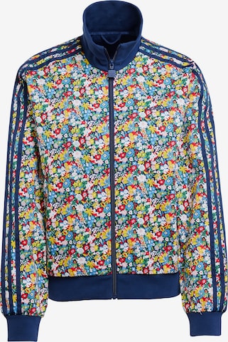 ADIDAS ORIGINALSPrijelazna jakna 'Adidas Originals x Liberty London' - plava boja: prednji dio