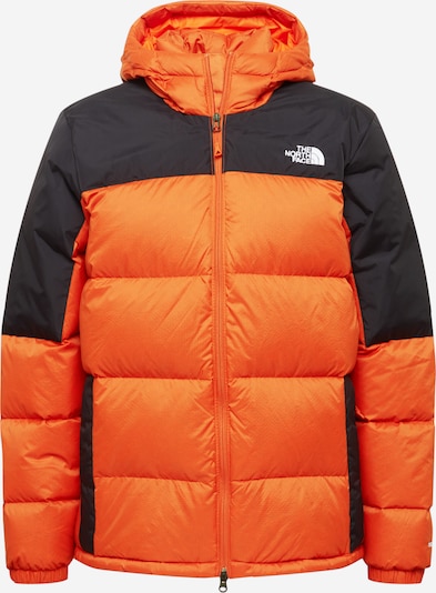 THE NORTH FACE Outdoorjacke 'Diablo' in dunkelorange / schwarz / weiß, Produktansicht