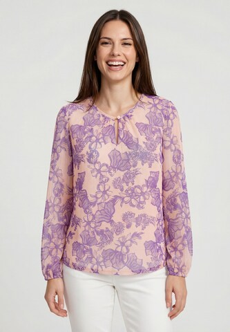 Usha Blouse in Lila: voorkant