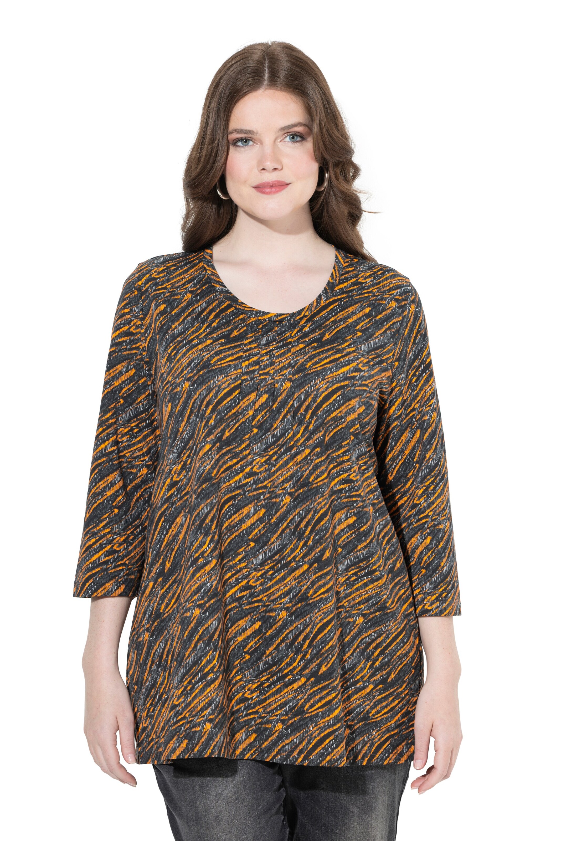 Ulla Popken Shirt in Gemengde kleuren: voorkant