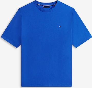 T-Shirt 'ESS SEASONAL' Tommy Hilfiger Big & Tall en bleu : devant