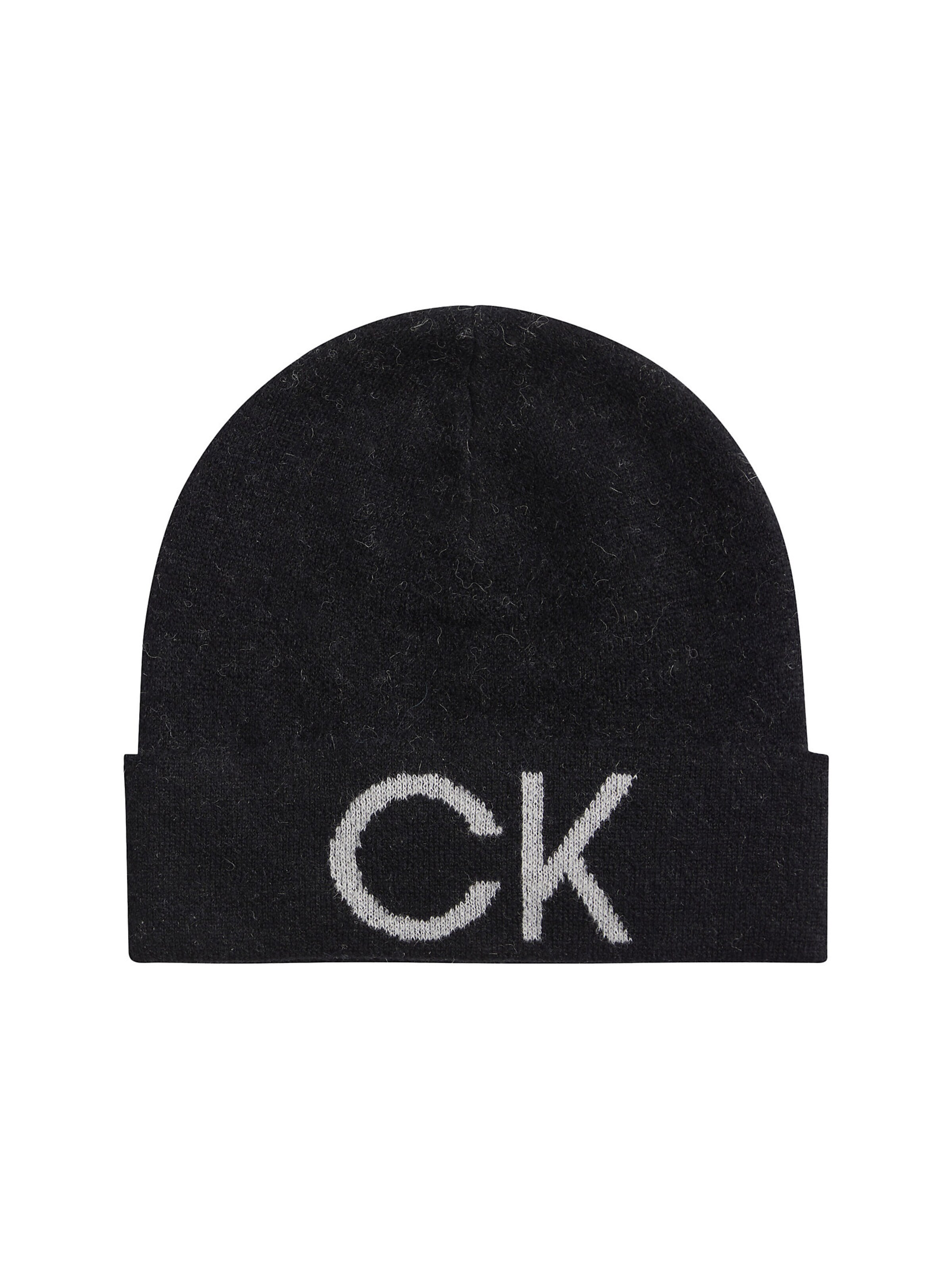 Calvin Klein Beanie in Black: front
