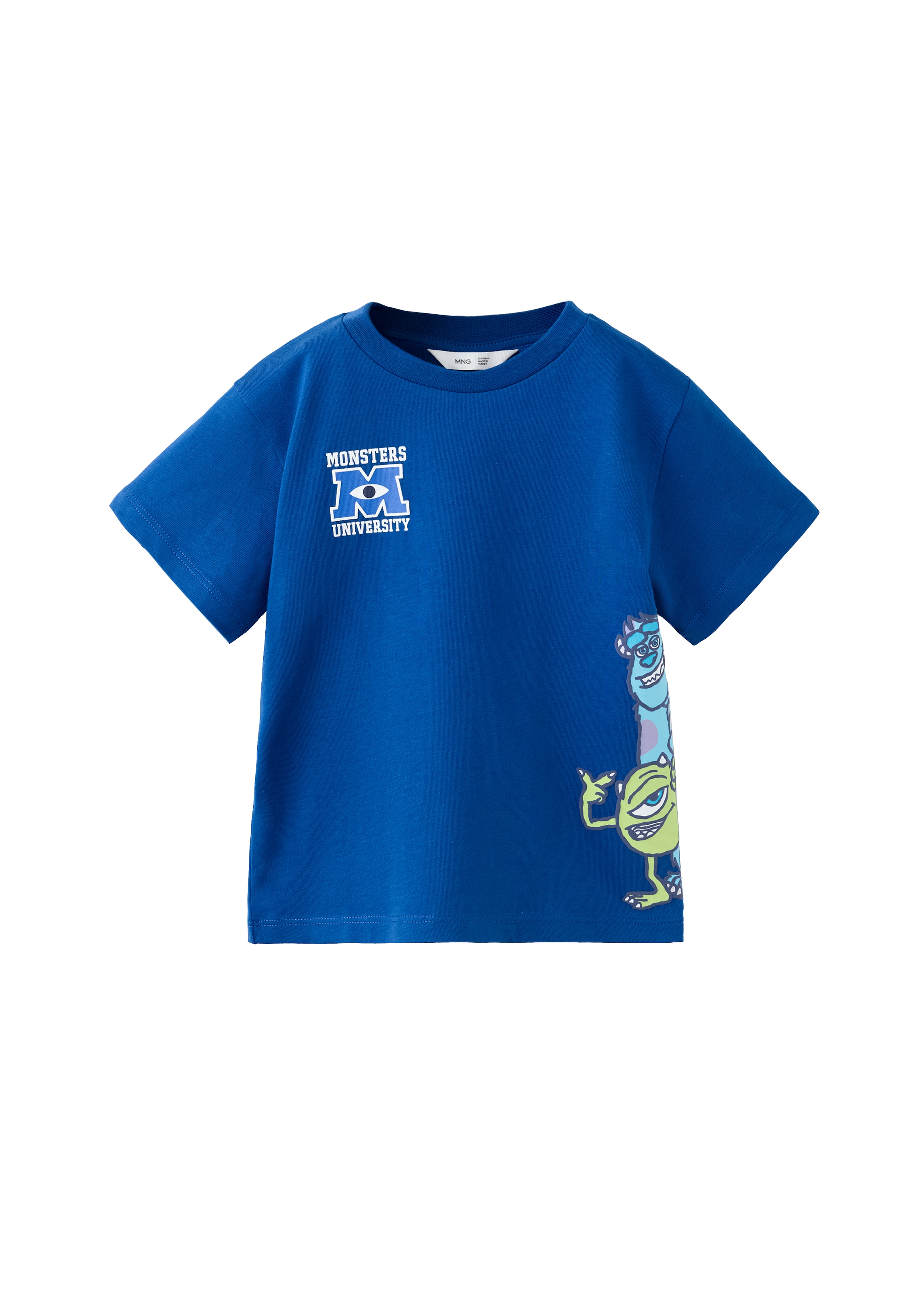 MANGO KIDS Shirt 'MONCAM1' in Blauw: voorkant
