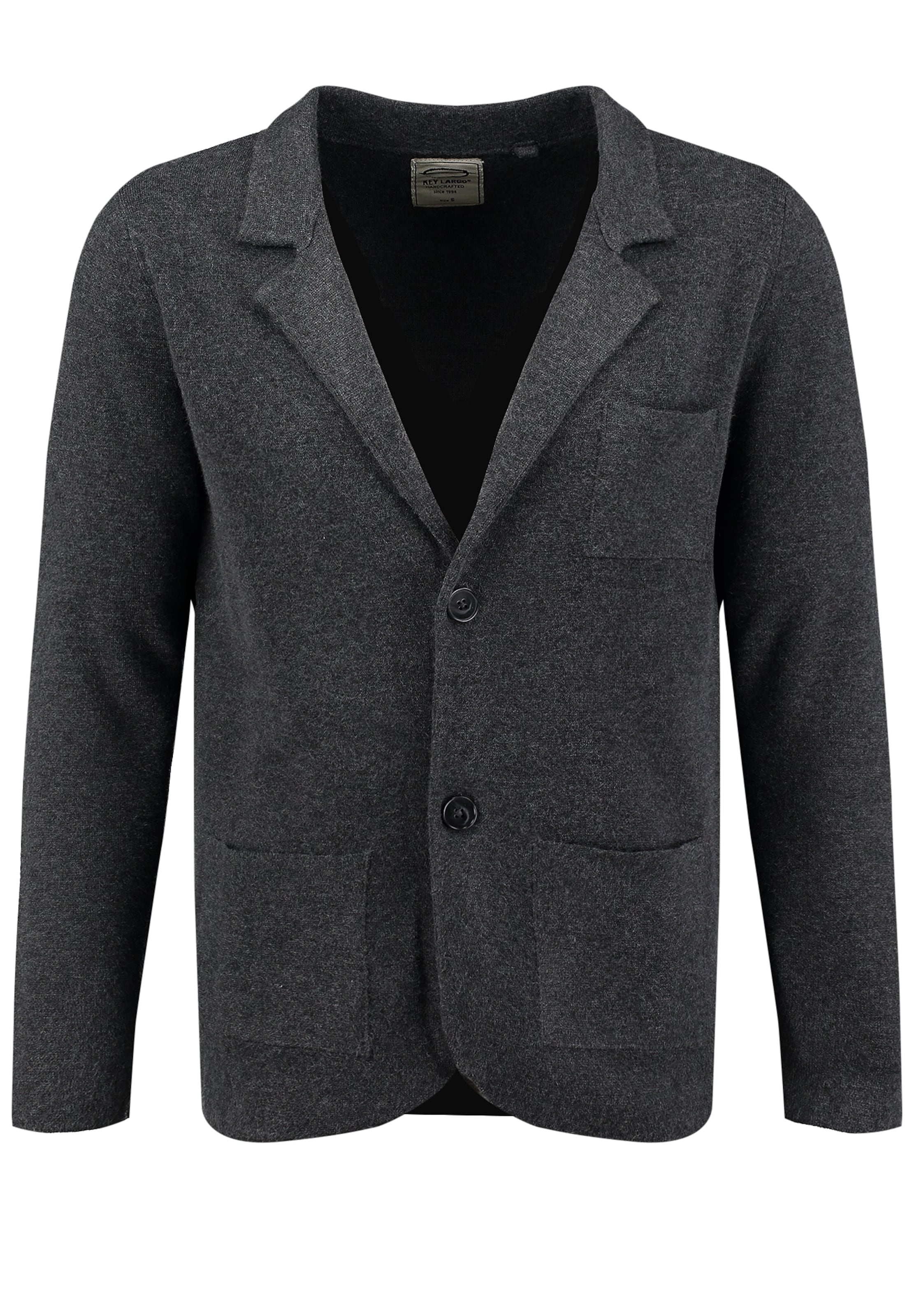 Regular fit Giacca da completo &#x27;Jan&#x27; di Key Largo in grigio: frontale