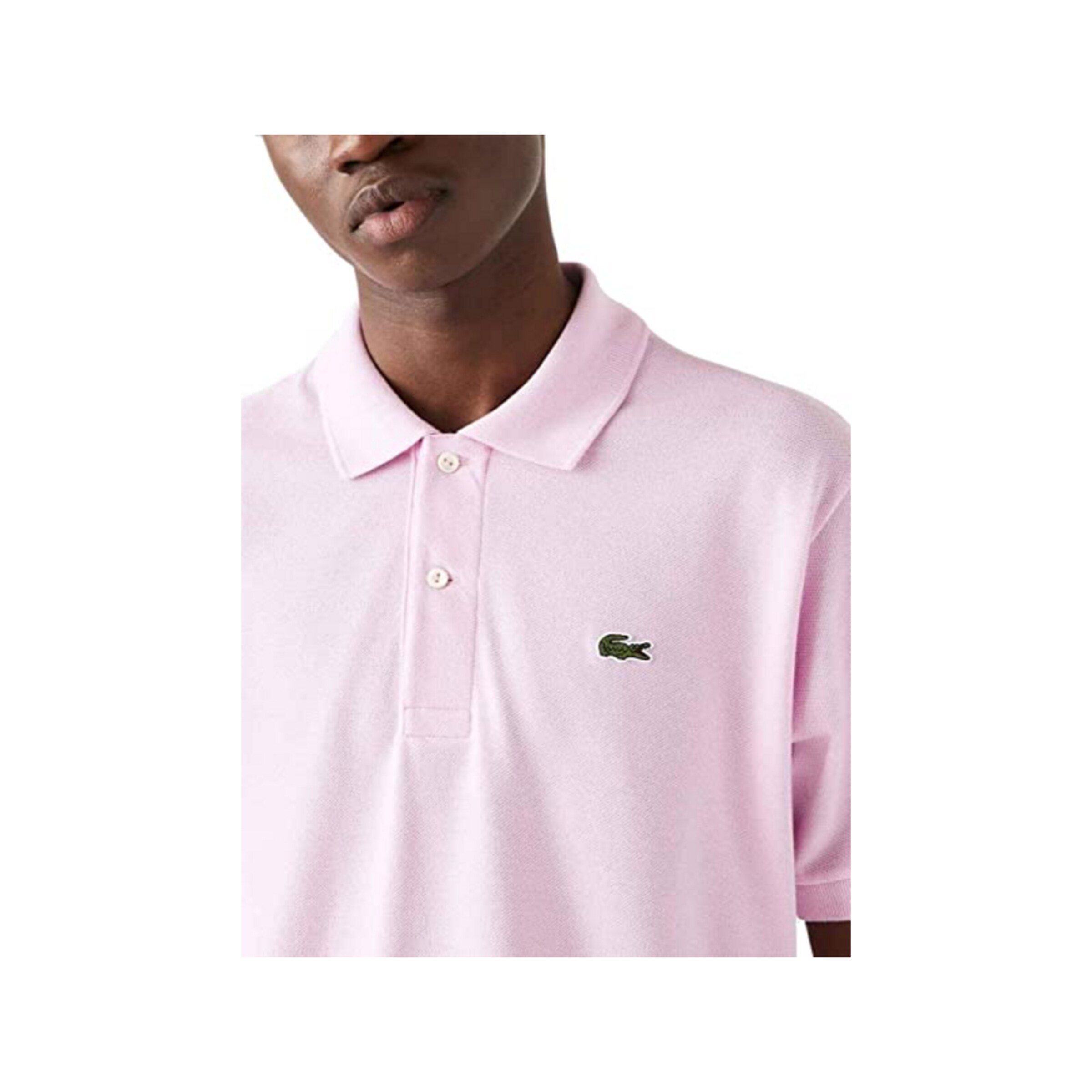 LACOSTE Regular fit Тениска в розово