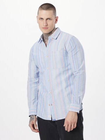 SCOTCH & SODA Regular fit Button Up Shirt in Blue: front