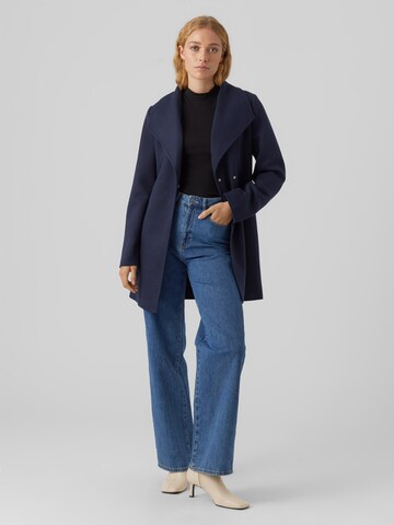 VERO MODA Between-Seasons Coat 'Dona Vivian' in Blue