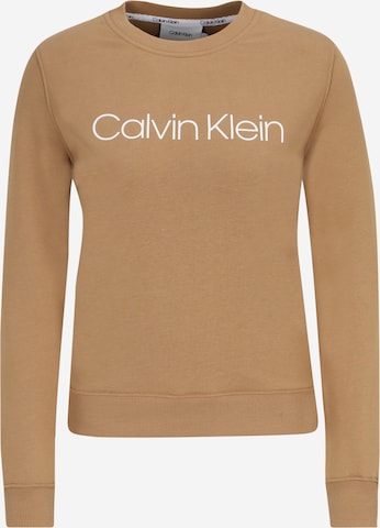 Calvin Klein Sweatshirt in Brown: front