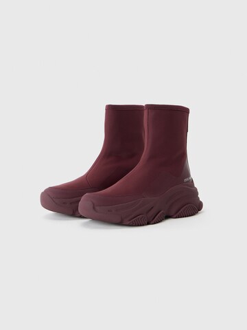 STEVE MADDEN - Sapatilhas altas 'Vrooms-E' em vermelho