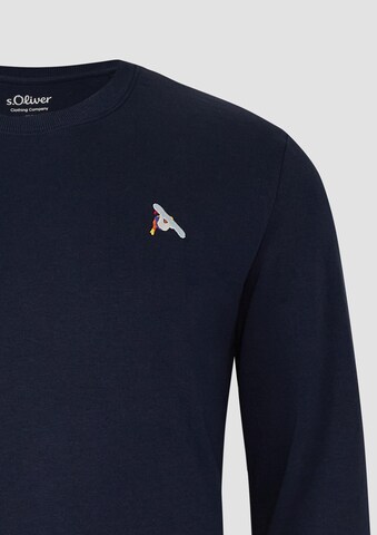 T-Shirt s.Oliver en bleu
