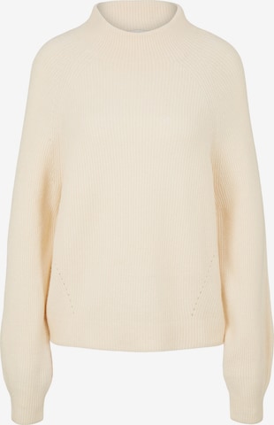 Pull-over TOM TAILOR en beige : devant