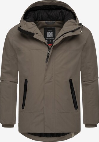 Ragwear Weatherproof jacket 'Hatar' in Brown