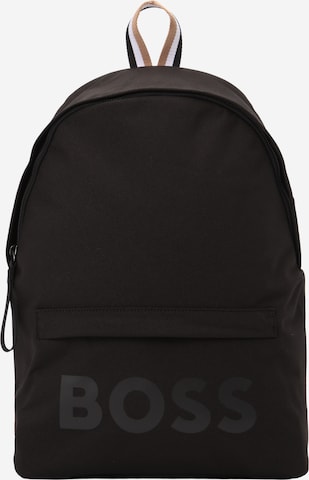 Rucsac 'Pixel_OU' de la BOSS Black pe negru: față