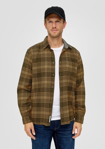Coupe regular Chemise s.Oliver en marron : devant