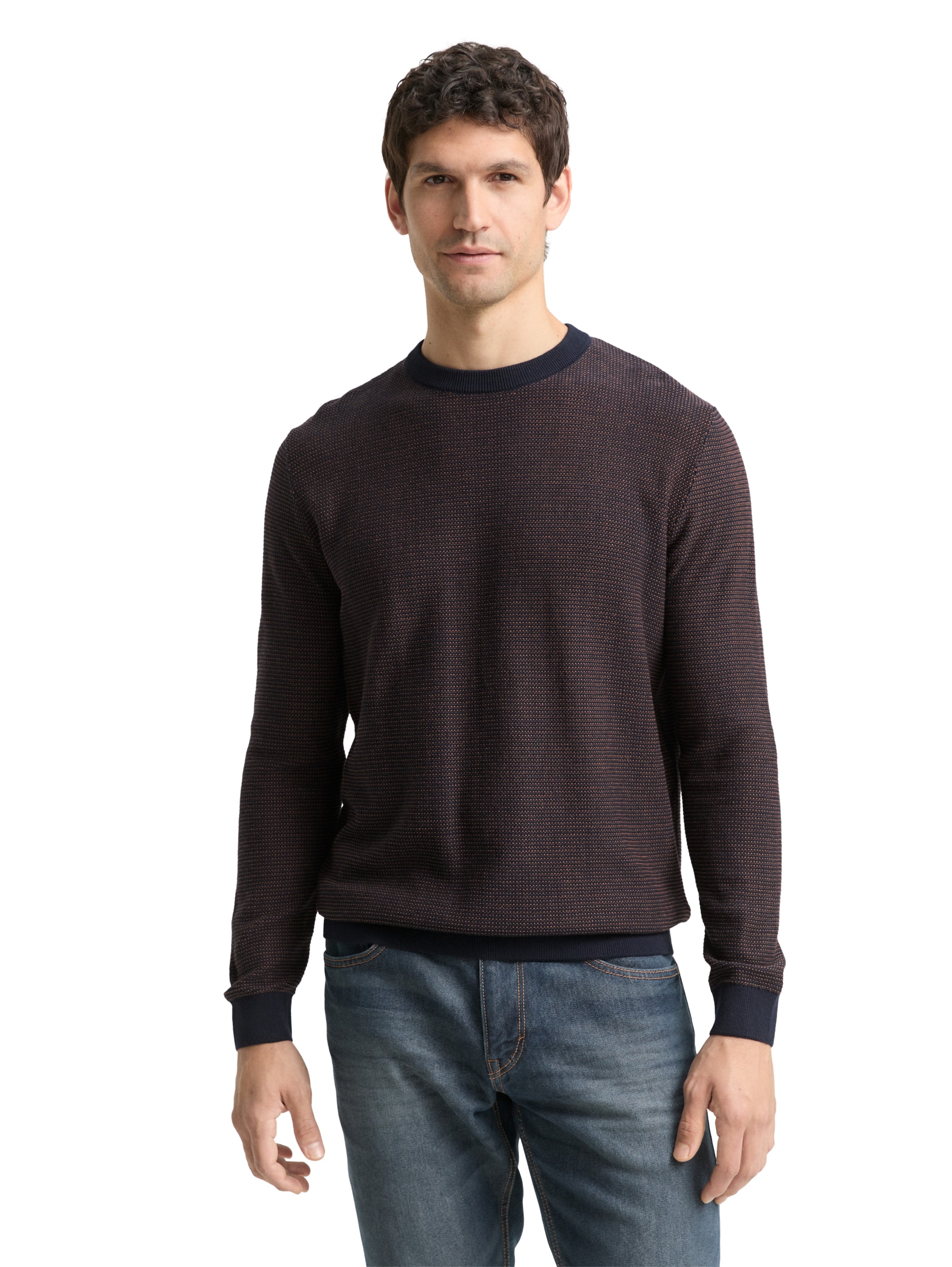 TOM TAILOR Свитер в Черный: спереди