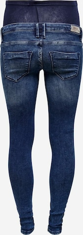 Only Maternity Skinny Jeans in Blauw